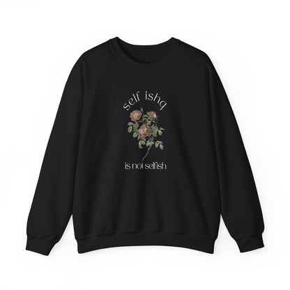 Self Ishq Sweatshirt | Black