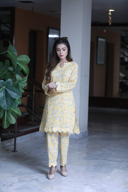 Yellow 2PC Co Ord