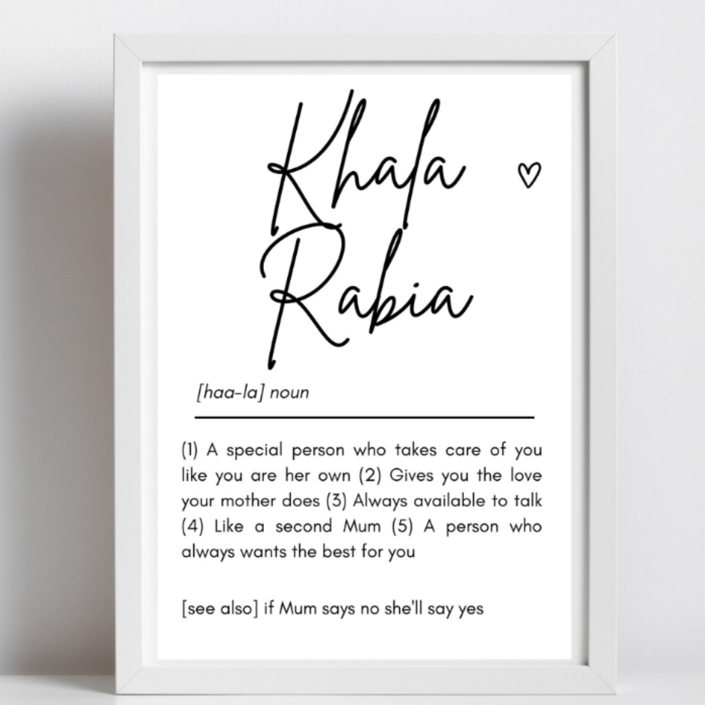 Khala Name Print