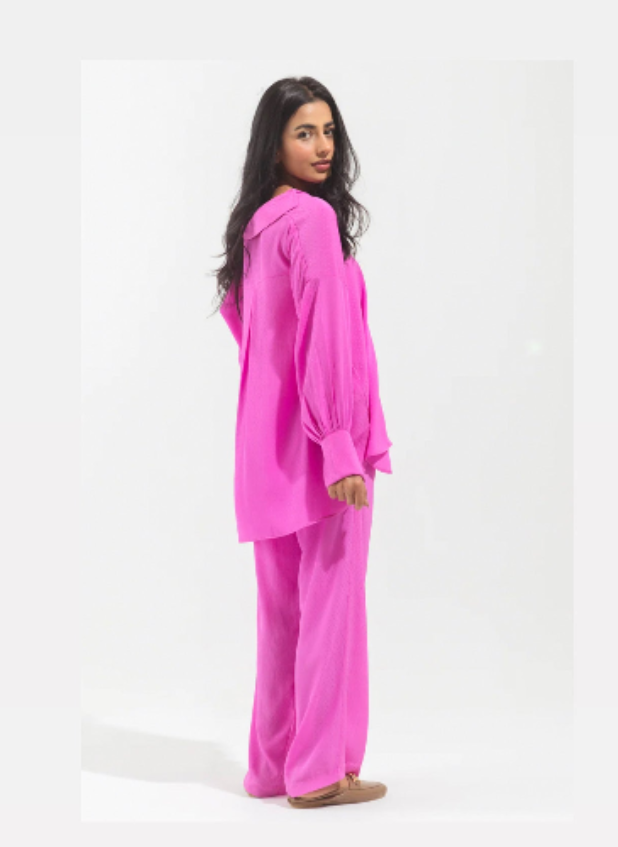 Fuschia Crepe Co ord