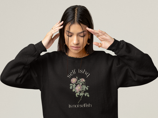 Self Ishq Sweatshirt | Black