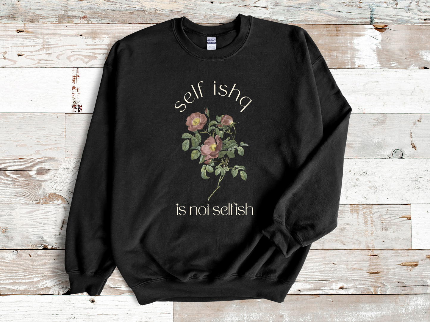 Self Ishq Sweatshirt | Black