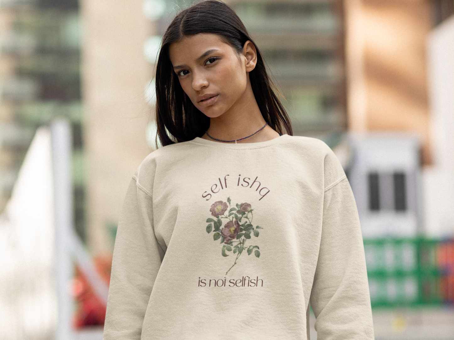 Self Ishq Sweatshirt | Sand